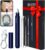 Visual Blackhead Remover Tools with Camera,Pimple Popper Extractor Tool Kit with Camera 20X 1080P Pore Cleaner Acne Comedone Whitehead Extractor Kit for iPhone/Android (Blue)
