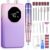 SAVILAND 2026 Nail Drill Professional: 40000RPM Electric Nail Drill 30S Fast Removal for Acrylic Nails Low Noise Electric Nail File Long-Lasting Manicure Pedicure Mobile Tech & Salon (Gradient Purple)