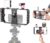 Zeadio Universal Smartphone Vlogging Kit with RGB Light & Microphone – Cell Phone Stabilizer Cage for iPhone/Android, Content Creator etc
