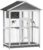 PawHut 64.5″ Wooden Bird Cage Aviary, Flight Cage with 4 Perches, Nest and Slide-Out Tray for Indoor/Outdoor, Gray