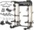 MAJOR FITNESS F22 Power Rack, 1600lbs All-in-One Squat Rack with Dual Pulley System, Heavy-Duty Steel Frame, Attachments & Storage for Home Gym Strength Training
