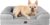EHEYCIGA Orthopedic Dog Bed for Medium Dogs, Waterproof Memory Foam Medium Pet Beds with Sides, Non-Slip Bottom and Egg-Crate Foam Dog Couch Bed with Washable Removable Cover, Grey