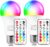 Vgogfly RGB Led Light Bulbs 10W Color Changing Light Bulb with Remote Control 5000k Daylight White (2 Pack) Remove Battery Separator Before Use