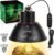 Reptile Heat Lamp Reptile Light Fixture 2Inch Shallow Dome with Dimmer and Cycle Timer, Max 100W, 2 Pack Heat Lamps UVB Bulb UVA Basking Light for Bearded Dragon Turtle Chicken Lizard Snake Gecko Tank