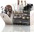 Makeup Organizer for Vanity with Covered Brush Holder，Bathroom Organizers with Drawer，Skin Care Organizer，Makeup Organizers for Vanity with Drawer，Large Makeup Storage for Dresser, White