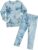 Jimonda Kids Soft Rayon From Bamboo Sleepwear Long Sleeve Boys Girls Pajama Outdoor 2-Piece tops&pant Casual sets Tie Dye PJ
