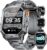 TX1 Military Smart Watch for Men, 1000mAh 80 Days Long Battery, 2.13” AMOLED Smartwatch, 100+ Sport Mode/IP68 Waterproof Fitness Tracker, Rugged Smart Watch for Android iOS Compatible