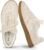Casual Sneakers for Women Lace Detail – Elegant Ribbon Lace-Up Fashion Sneakers with Leather Upper Memory Foam Insole and Slip On Trendy Casual Shoes for Women