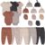 JELYLOVE Unisex Baby Boy Girl Bodysuits Sets 20 Pack Cotton Casual New Born Clothes Comfort Infant Outfit Essentials