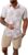 WDIRARA Men’s Hawaiian Matching Set Summer Beach 2 Piece Outfits Tropical print Shirts and Shorts