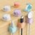 Magnetic Cable Clips, Adjustable Cord Holder Management, Adhesive Wire Keeper Organizer for Home Office Desk Phone PC Car Wall Desktop Nightstand Appliance (8-Pack Crystal Multicolor)