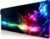 Gerlos RGB Gaming Mouse Pad, Large Extended LED Desk Mat with 12 Light Modes, Non-Slip Rubber Base, Water-Resistant, 31.5×11.8 Inch