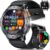 Military Smart Watches for Men for Android/iPhone-1.43” Amoled Display Fitness Watch with Heart Rate/SpO2/Sleep Monitor/100+ Sport Modes/Flashlight,5ATM Waterproof Sport Watch,Pedometer,Silicone
