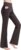 nuveti Women’s Bootcut Yoga Pants Tummy Control Workout Non See-Through Bootleg Yoga Pants