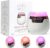 reVive Light Therapy Lux Collection Soniqué Mini, Rechargeable Sonic Face Cleanser Brush with Medical-Grade Blue & Red Light Therapy for Face, Acne & Wrinkle Care, Water-Resistant