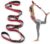 Sunny Health & Fitness Premium Yoga Stretch Strap with 8 Individual Grip Loops – 75″ x 1.5″ Durable Polyester Stretching Strap for Flexibility, Physical Therapy, Pilates, and Full Body Workouts