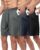 BOOJO 3 Pack Gym Basketball Mens Shorts – Quick Dry Black Workout Athletic Shorts with Pockets for Casual Running(S-6XL)