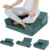 HOMBYS Large Meditation Cushion Foam Meditation Pillows for Sitting on Floor, Yoga Pillow for Adult, Meditation Mat with 2 Knee Cushions and Hip Support-3 Shapes for Different People
