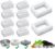 Cat Water Fountain Replacement Filter, 8 Pack Cat Fountain Carbon Filters and 2 Pack Foam Filters for Ceramic Pet Drinking Fountain and Stainless Steel Pet Water Fountain (8+2 Pack)