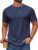 COOFANDY Men’s T Shirt Short Sleeve Cotton Blend T-Shirts Crew Neck Casual Summer Basic Tee Shirts