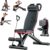 2026 1000LBS Adjustable Weight Bench, Multi-Functional Incline Decline Flat Bench Press, Foldable Full Body Dumbbell Workout Bench for Home Gym Weight Training, Sit Ups, Space-Saving Fitness Equipment