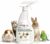 Atlantic Rush Small Animal Cage Cleaner Spray- 24oz Bottle Cage and Crate Cleaner for Guinea Pig, Hamster, Rabbit, Ferret, & Birds- Cage Cleaning Supplies Odor Eliminator
