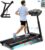 CIIHI Treadmill with Auto Incline – Adjustable Height Handrail 15% Auto Incline Treadmill with 400 lbs Capacity – Foldable Running Machine for Home with APP, Voice Control and Speaker – 8.7 MPH