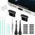 Mobile Phone Speaker Metal Dust Mesh for iPhone 17, TypeC Charging Port Dust Plug, USB C Cleaning Brush Cleaning Tool Set for iPhone 1615 Series