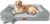 CWAWZ Extra Large Dog Bed, Orthopedic Dog Bed with Cooling Gel Memory Foam, Waterproof XL Pet Bed with Removable Washable Cover, 42″ Pet Sofa Couch Dutch Velvet with Bone Toy, Light Gray
