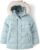 The Children’s Place Girls’ Water and Wind Resistant Hooded Zip Front Mid Length Puffer Jacket, Faux Fur Lined