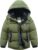 Kids Boy’s Winter Coat Fleece Lined Waterproof Jacket Puffy Cotton Coat Thick Hooded Down Outdoor Coats