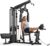 Sportsroyals Home Gym, Multifunctional Workout Station with Leg Press, 150LBS Weight Stack Full Body Workout Equipment for Home Exercise Fitness Strength Training