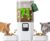 Frienhund Timed Automatic Cat Feeder 2 Cats with Slow Feed: Dual Automatic Dog Feeder with Information Visualization, Programmable Auto Cat Food Dispenser for Multiple Pets,Detachable for Clean-29 Cup