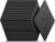 Home Gym Mat, Puzzle Exercise Mat, EVA Interlocking Foam Floor Tiles for Home Workout Equipment and Kids’ Play Areas – Black, 24 in x 24 in x ½ in – 16 Tiles (Black, 16 Pack, 64 SQ FT)