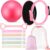 Silipull 11 Pcs Pilates Ring Set for Women, Yoga Home Gym Equipment with 12″ Ring, 9.8″ Exercise Ball, 5 Resistance Bands, 8 Figure Strap, Core Sliders & Storage Bag, for Beginner Workouts & Gifts