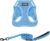 Best Pet Supplies Voyager Step-in Air All Weather Mesh Harness and Reflective Dog 5ft Leash Combo with Neoprene Handle, for Small, Medium and Large Breed Puppies – Set (Baby Blue), Medium