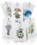 MYARO 12 Pack Assorted Floral Scented Sachets – Lavender, Rose, Jasmine, Ocean, Gardenia & Lily | Drawer, Closet & Car Air Freshener Bags | Multi-Scent Home Fragrance Gift Set