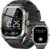 Military Smart Watches for Men Built-in GPS, 2.06″ Smart Watch with Answer/Make Calls, Fitness Trackers with Heart Rate/Sleep/Blood Pressure/100+ Sport Modes, IP68 Waterproof Watch iOS Android(Black)