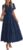 BTFBM Womens Summer 2026 Casual Midi Maxi Dresses Lightweight Short Sleeve V Neck Elastic Waist Boho Beach Dress Pockets