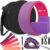 Yoga Wheel Set 11-in-1,Back Roller & 2 Blocks with Strap,Resistance Bands,Jump Rope,Carrying Bag,Perfect Yoga Back Wheel Accessory Starter Kit for Beginner, Stretching, Improving Backbends