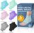 TEAWOO Moisturizing Heel Socks – 6 Pairs for Dry Cracked Feet, Toeless Gel Socks for Hydration and Repair