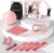 Pilates Ring Kit for Women, Pilates Equipment – 14.5″ Home Magic Circle Workout with Pilates Ball, Resistance Bands, Better me Pilates Essentials Starter Set for Beginners Toning Shape Full Body