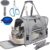 Pet Carrier Bag Airline Approved Up for Cats and Dogs Up to 20LBs, Soft Cat Carrier Dog Carrier Travel Kitten Carrier with Mat, Nail Clipper, Brush, Foldable Bowl Cat Accessories