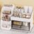 Anylady Large Capacity Makeup Organizer Countertop with Makeup Brush Holder for Vanity, Thickened Material, Bathroom Countertop Organizer Skin Care Perfumes Storage, Teen Girl Gifts for 13-25 Year