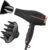 INFINITI PRO by CONAIR Hair Dryer, 1875W Blow Dryer with Diffuser and Concentrator, Ceramic Technology, 3 Heat & 2 Speed Settings, Cold Shot Button, Black