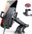 SUUSON Upgraded 3-in-1 Car Phone Holder Mount [Powerful Suction] Phone Mount for Car Dashboard Air Vent Windshield,for All iPhone Android Phone, Jet Black