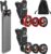 Flutesan 2 Pack Universal 3 in 1 Camera Lens Kit Phone Camera Shot Clip Fisheye Macro Wide Angle Lens Cell Phone Shot Attachments Compatible with Most Smartphones for Video, Live Show, Vlog
