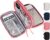 CAOODKDK Electronic Organizer Travel USB Cable Accessories Bag/Case,Waterproof for Power Bank,Charging Cords,Chargers,Mouse,Earphones Flash Driver