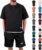 Mens Summer Outfits 2 Piece Casual Crewneck Shirt And Shorts Set Athletic Jogging Beach Tracksuit Workout Short Sets