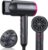 ANNE BETTY Ionic Hair Dryer with Diffuser, Powerful 1800W Blow Dryer for Women & Men, Fast-Drying Hair Dryer with Nozzle for Home, Salon, Travel